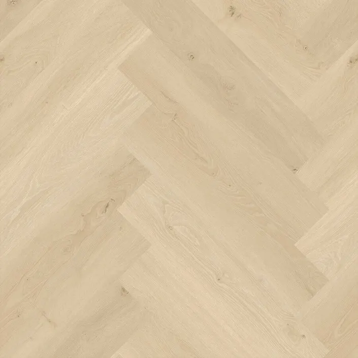 Aanbieding Visgraat Klik Pvc Eiken Blank