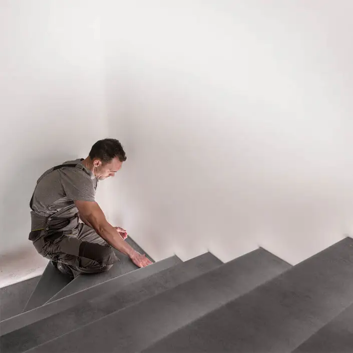 COREtec Stairs Box A Rechte tredes 1905 Matterhorn