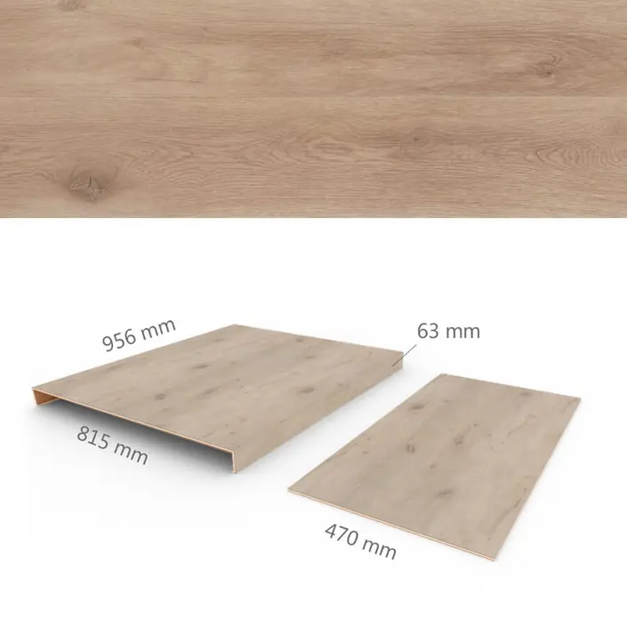 COREtec Stairs Box A Rechte tredes 807 Meadow