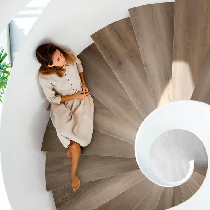 COREtec Stairs Box B Draaitraptredes 807 Meadow