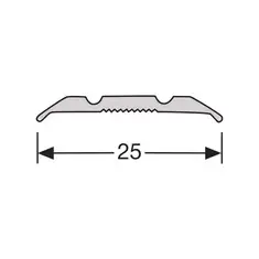 Dilatatieprofiel Brons 25 mm (270 cm)