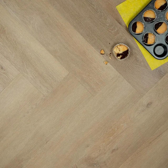 Douwes Dekker Ambitieus plakpvc 04756 Brede Visgraat Honing