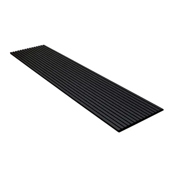 FLOER Akupanel XL Lino Zwart 240x60 cm