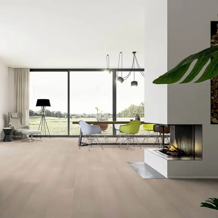 FLOER Hybride Hout 5010 Wit Eiken Subtiel (27 cm)