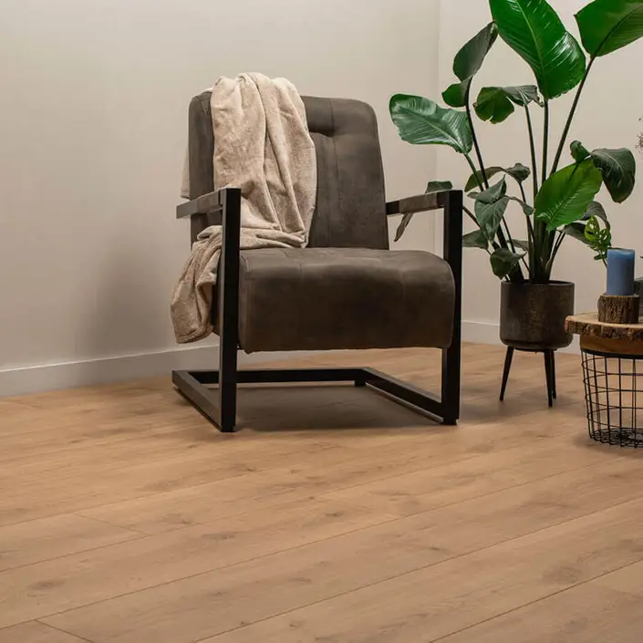 FLOER Hybride laminaat Authentiek FLR-1711 Bezaagd Naturel