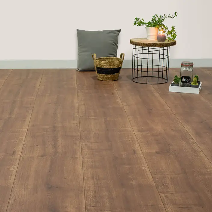 FLOER Hybride laminaat Landhuis FLR-1028 Donkere Eik