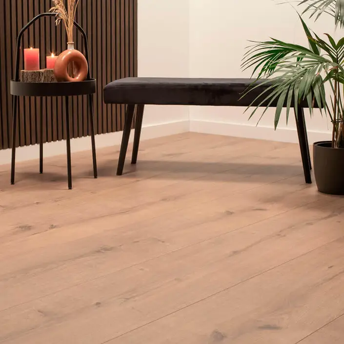 FLOER Hybride laminaat Landhuis FLR-1036 Robuust Bruine Eik