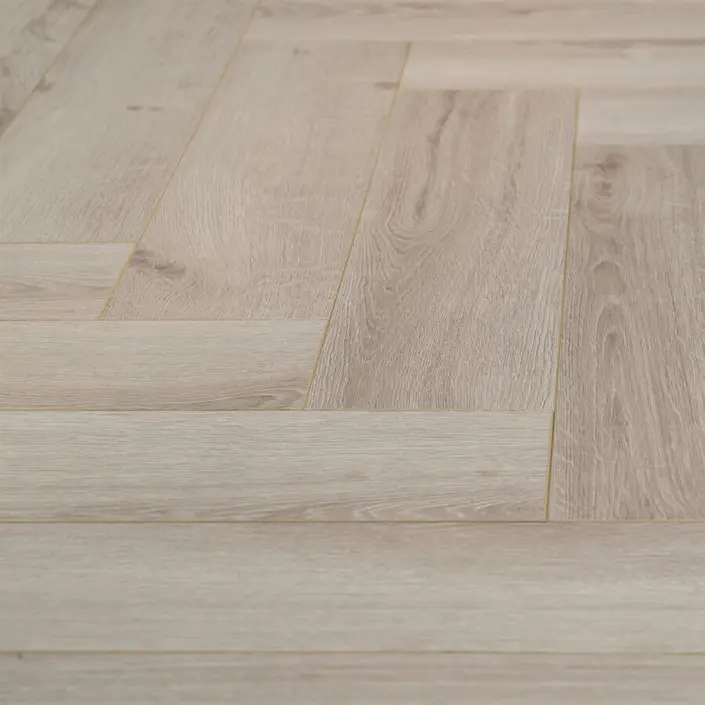 FLOER Hybride laminaat Visgraat FLR-1602 Vergrijsd Eiken