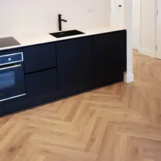 FLOER Hybride laminaat Visgraat FLR-1603 Natuur Eiken