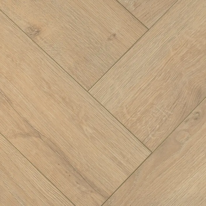 FLOER Hybride laminaat Visgraat FLR-1606 Onbehandeld Eiken