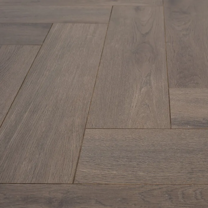 FLOER Hybride laminaat Visgraat FLR-1608 Mokka Zwart Eiken