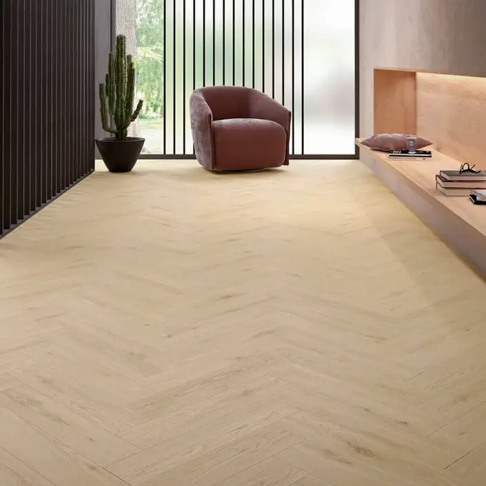 FLOER Hybride laminaat Visgraat FLR-1626 Licht Eiken