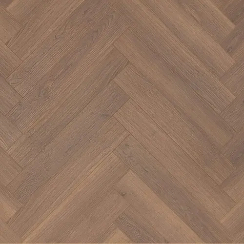 FLOER Hybride laminaat Walvisgraat FLR-1613 Bultrug Bruin