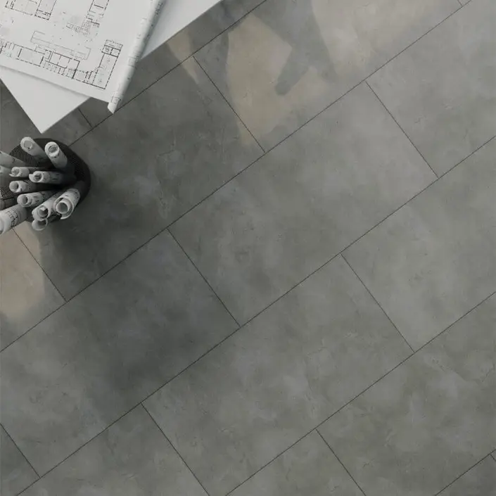 FLOER Tegel Click PVC FLR-3720 Vaalserberg Donkergrijs