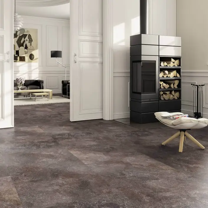 FLOER Tegel PVC FLR-3603 Graniet Donker