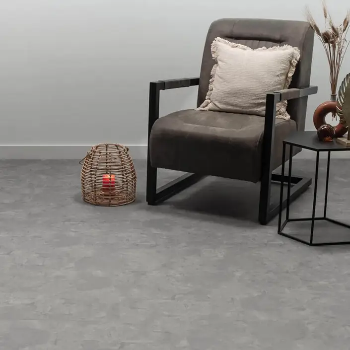 FLOER Tegel PVC FLR-3608 Betonlook Grijs