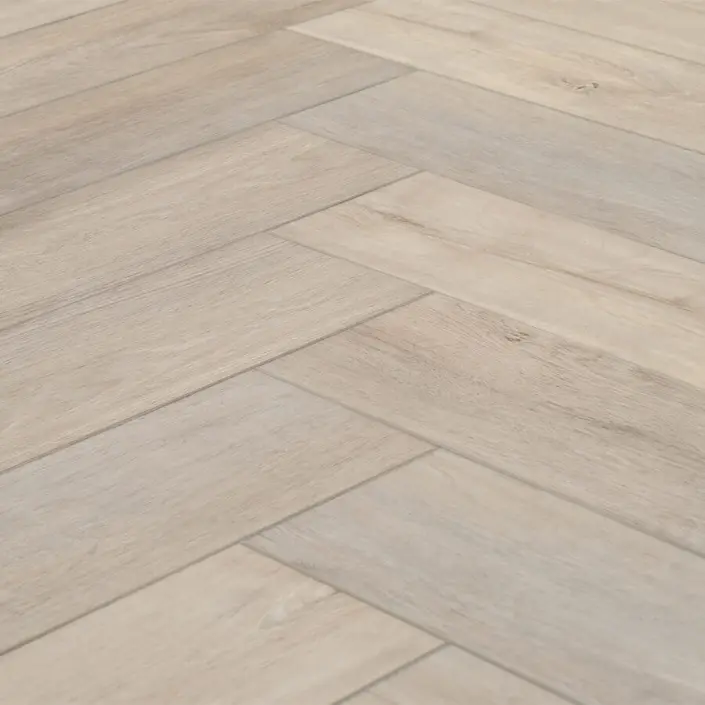 FLOER Visgraat Click PVC FLR-3900 Rijn Gerookt Wit