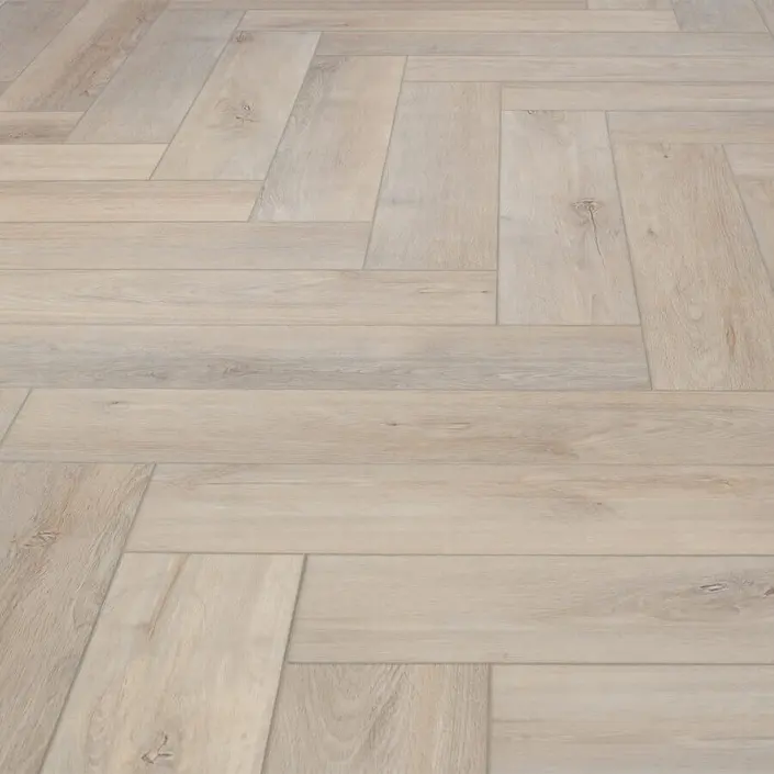 FLOER Visgraat Click PVC FLR-3900 Rijn Gerookt Wit