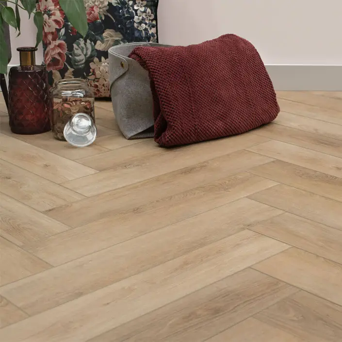 FLOER Visgraat Click PVC FLR-3903 Ijssel Onbehandeld