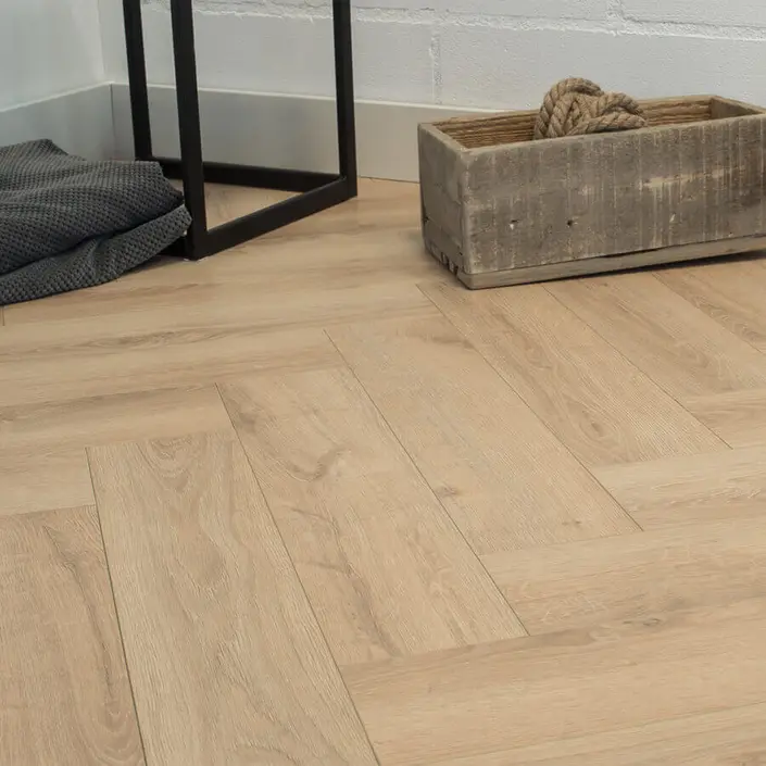 Floer Visgraat Laminaat FLR-1606 Onbehandeld Eiken