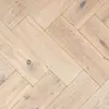 Floer Visgraat Parket Eiken Noestvrij Verouderd Wit Geolied 60x12 cm