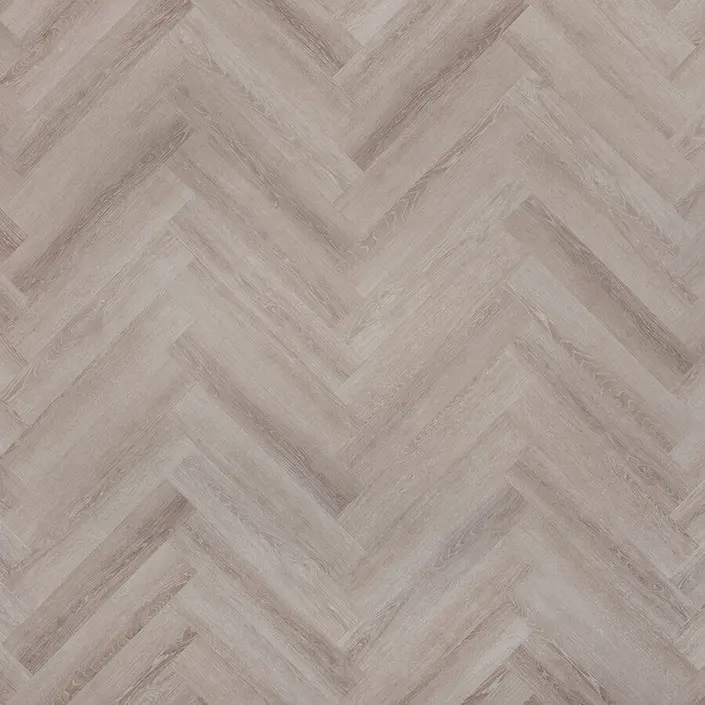 FLOER Visgraat PVC FLR-3518 Grijs Eiken