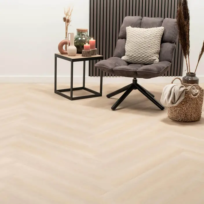 FLOER Walvisgraat Click PVC FLR-3910 Balein Beige