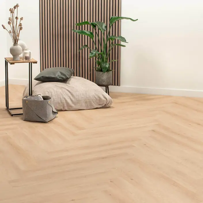 FLOER Walvisgraat Click PVC FLR-3916 Cetus Creme