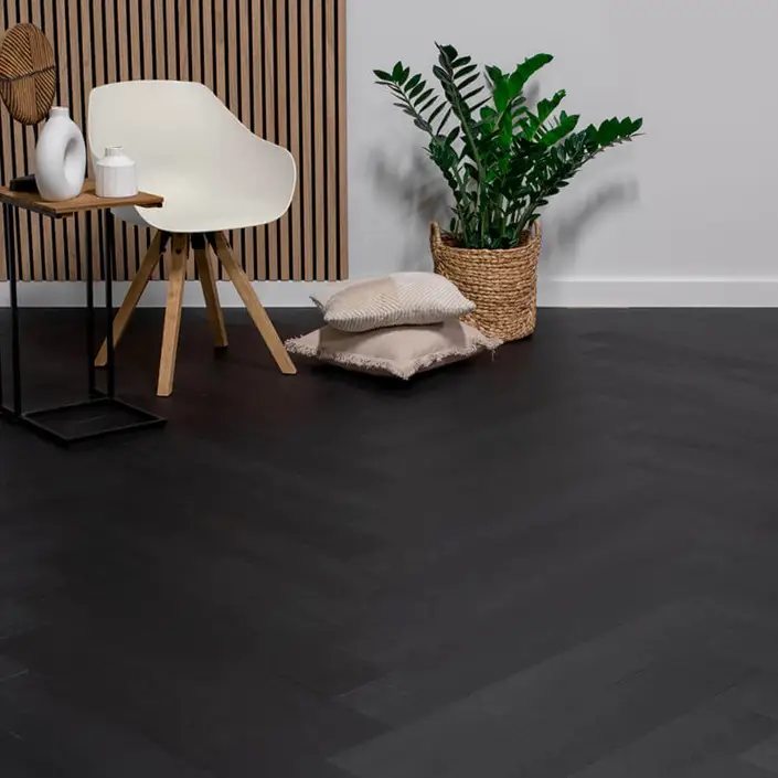 FLOER Walvisgraat Click PVC FLR-3917 Zwaardvis Zwart