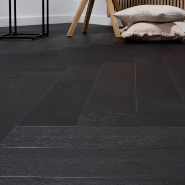 FLOER Walvisgraat Click PVC FLR-3917 Zwaardvis Zwart