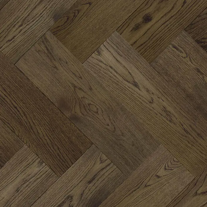 Floer Walvisgraat Parket Eiken Noestvrij Carbon Zwart Geolied 80x16 cm