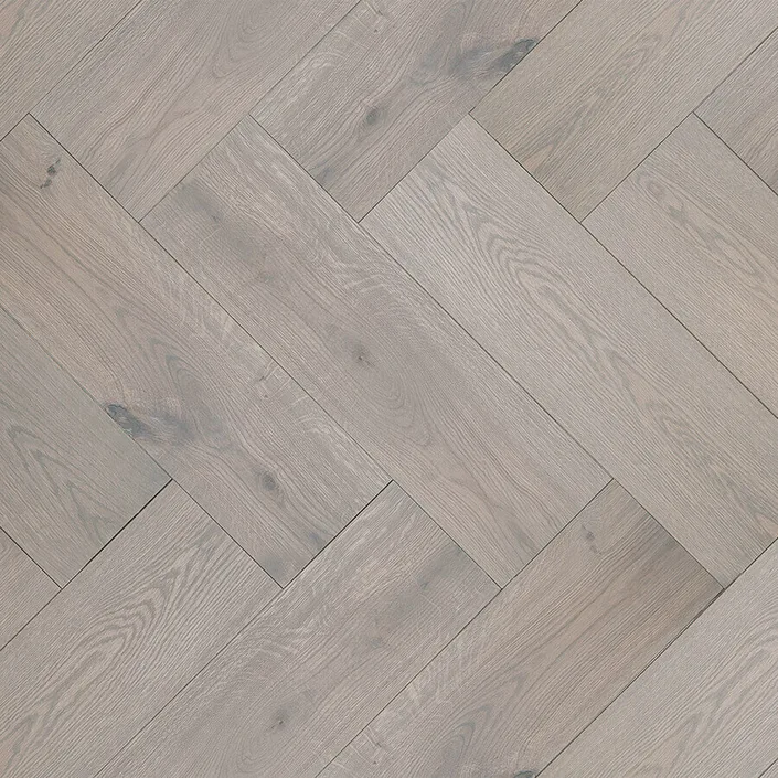 Floer Walvisgraat Parket Eiken Noestvrij Grijs Geolied 90x18 cm