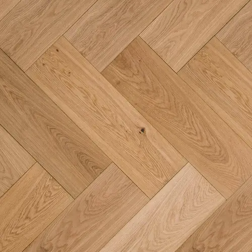 Floer Walvisgraat Parket Rustiek Eiken Naturel Geolied 80x16 cm