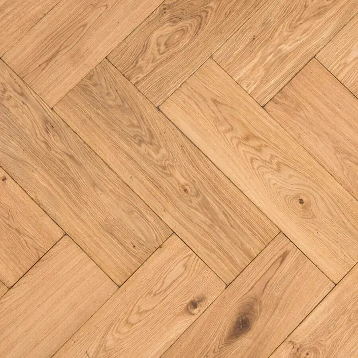 Floer Walvisgraat Parket Rustiek Eiken Verouderd Naturel Geolied 80x16 cm