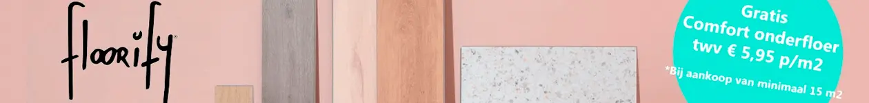 Gratis onderfvloer actie t/m 24 mei 2025