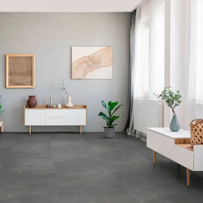 Lamett Parquetvinyl Caldera Marmo Scuro 615x1230 mm CAL4056