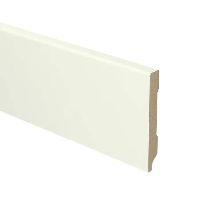 MDF Plint Recht 120x12 mm RAL9010