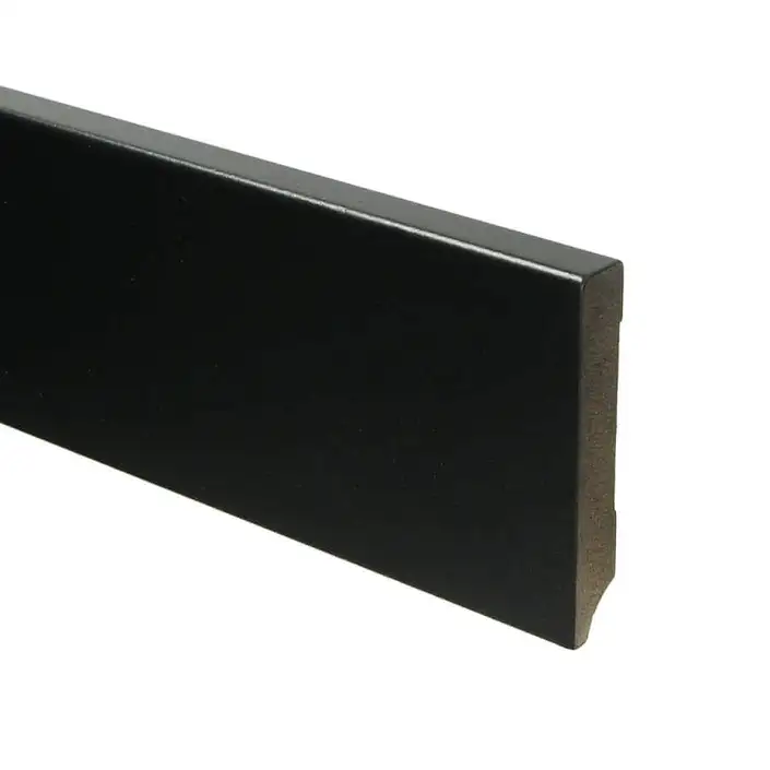 MDF Plint Recht 94x15 mm RAL9005