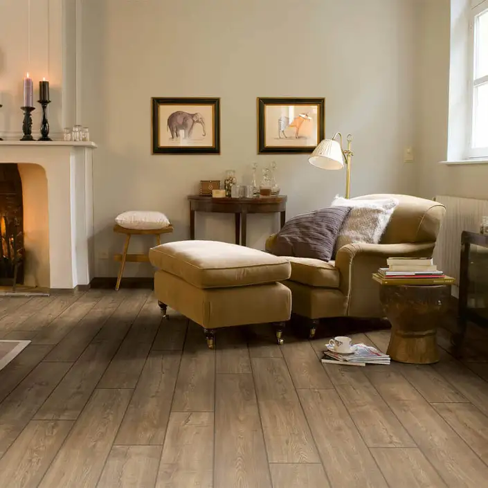 Quickstep Impressive Ultra IMU 1850 Geschraapte Eik Grijsbruin