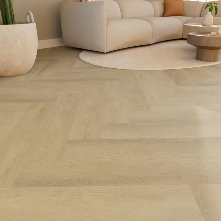 SAFFIER Allee Larven visgraat | Plakpvc