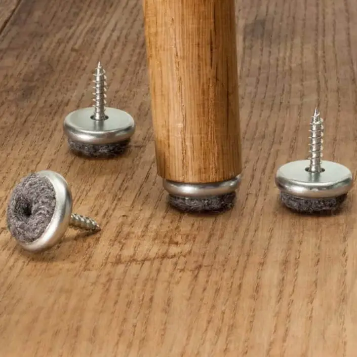 Schroefbare Viltglijder 24 mm