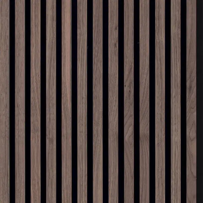 Silentlines Lattenwand Walnoot 260x52,6 cm