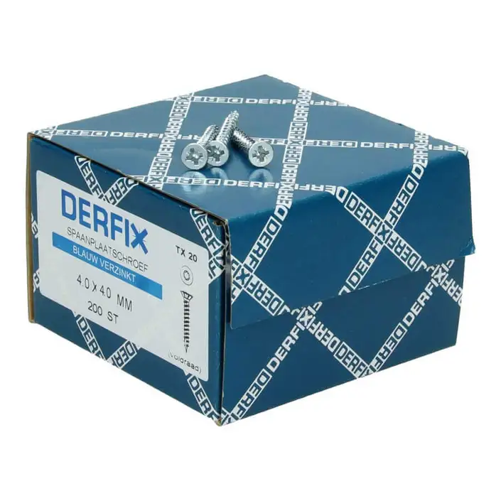 Spaanplaatschroef 4,0 x 40 mm (200 stuks)