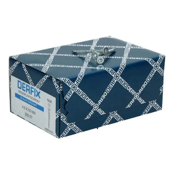 Spaanplaatschroef 4,0 x 50 mm (200 stuks)