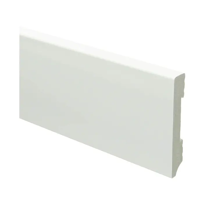 Watervaste Kunststof Plint Recht 70x15 mm