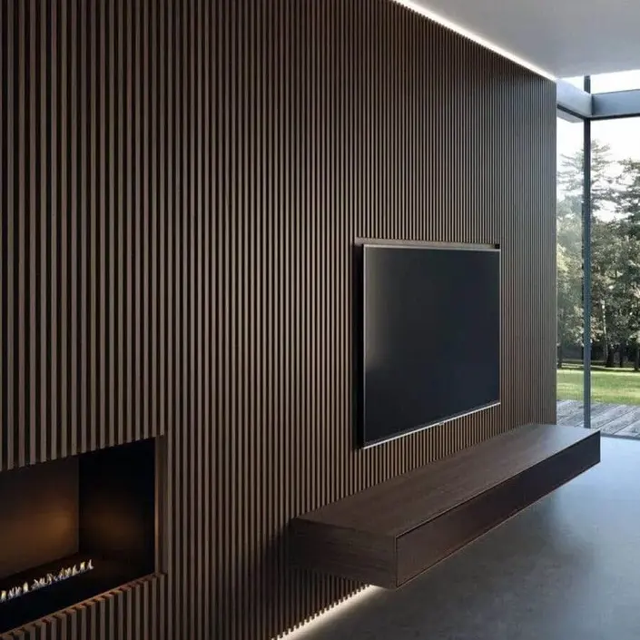 Your Walls Akoestisch Paneel Smoked 240x60 cm